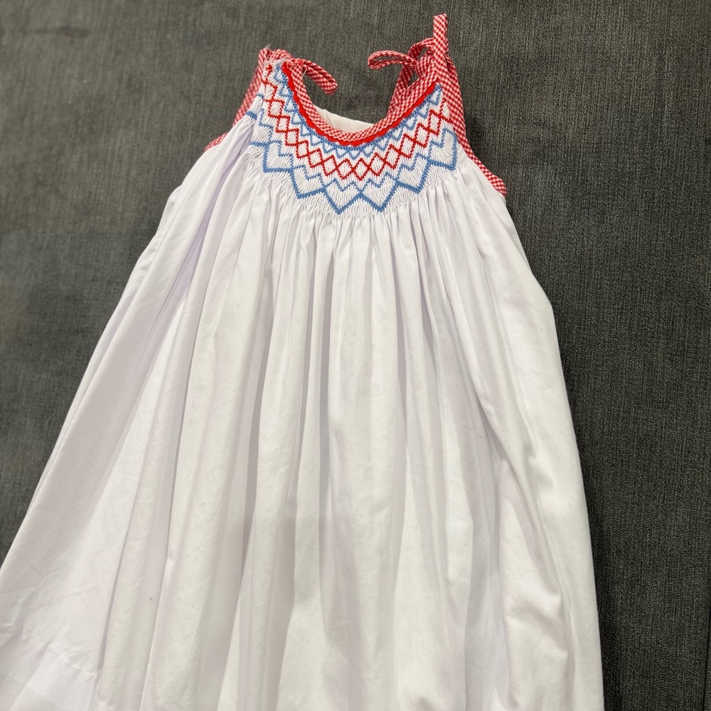 5t Smockingbird Patriotic dress (Damaged)